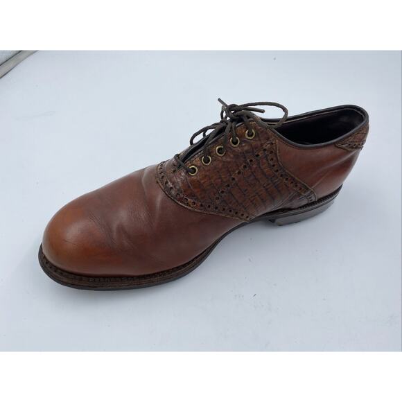 Footjoy Classics Golf Shoes / 9W Brown Leather / Used Condition 9 W main image 2